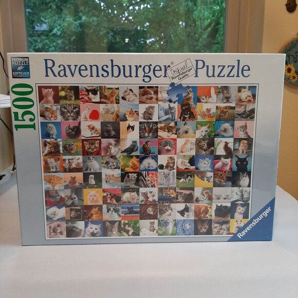 NIB Ravensburger Puzzle 1500 Pieces New In Box Cats Animals Games Hobby NEW - Picture 1 of 10